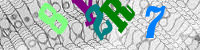 Blue Captcha Image