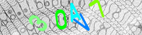 Blue Captcha Image