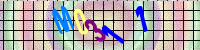 Blue Captcha Image