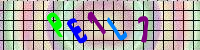 Blue Captcha Image
