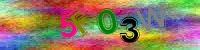 Blue Captcha Image