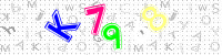 Blue Captcha Image