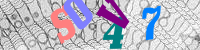 Blue Captcha Image