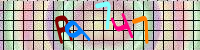 Blue Captcha Image