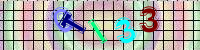 Blue Captcha Image