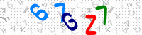Blue Captcha Image